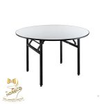 میز غذاخوری بنکوئیت پایه تاشو گرد 204A-150