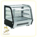 یخچال شو کیک رومیزی شیشه ABA خم طول 90
