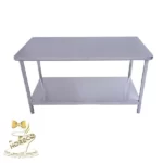 میز کار استیل ۱۵۰ سانتی متری پرسی AB-150M