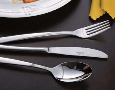قاشق و چنگال استیل Horeco در پذیرایی هتل مشهد