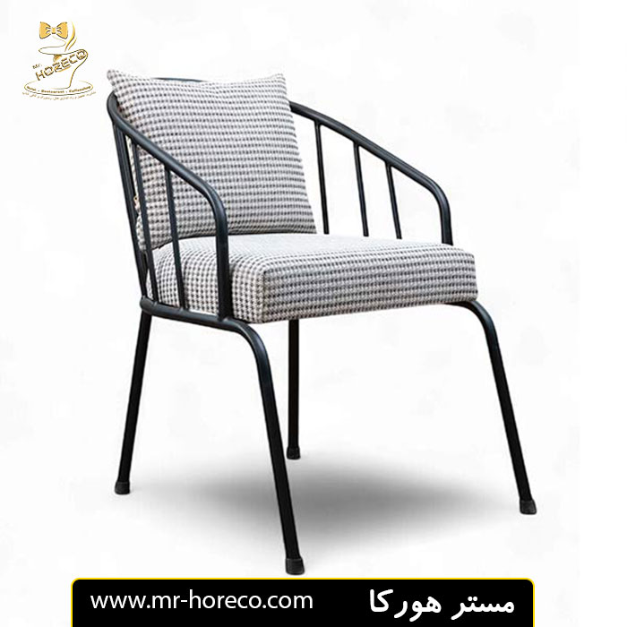 صندلی تک مدل یورک فلزی مدرن کد 28808 مستر هورکا کد