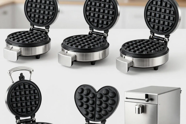 انواع وافل ساز | راهنمای کامل انتخاب وافل ساز صنعتی و خانگی