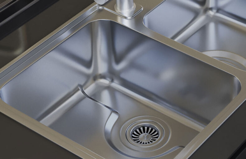 سینک سه لگن صنعتی