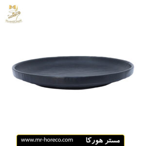 بشقاب ملامین گرد 20سانت مشکی F77 برند xware مستر هورکا