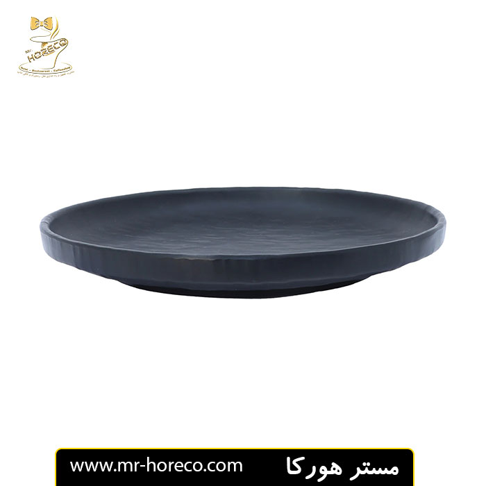 بشقاب ملامین گرد 20سانت مشکی F77 برند xware مستر هورکا (1) بشقاب ملامین گرد 20سانت مشکی F77 برند xware مستر هورکا