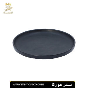 بشقاب ملامین گرد 20سانت مشکی F77 برند xware مستر هورکا