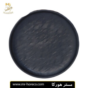 بشقاب ملامین گرد 20سانت مشکی F77 برند xware مستر هورکا