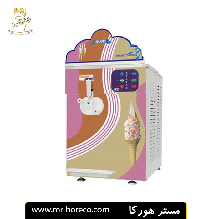 دستگاه بستنی ساز مینی سناتور تک قیف یک رنگ مستر هورکا