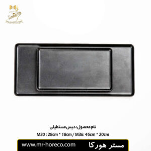 دیس مستطیل ملامین کد M30 برند xware مستر هورکا