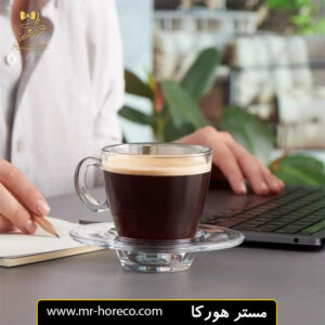 فنجان و نعلبکی پاشاباغچه Aqua کد 95040 6 عددی 15775 مستر هورکا