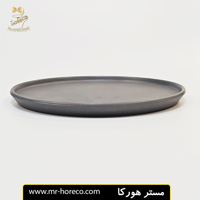 بشقاب ملامین گرد 20 سانت طوسی مات کد 21734 مستر هورکا