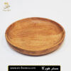 بشقاب چوبی گرد قطر 20 سانت کد 15328 مستر هورکا
