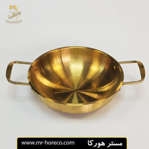تابه دسته دار گودِ گرد طلایی 2230 کد 22373 مستر هورکا
