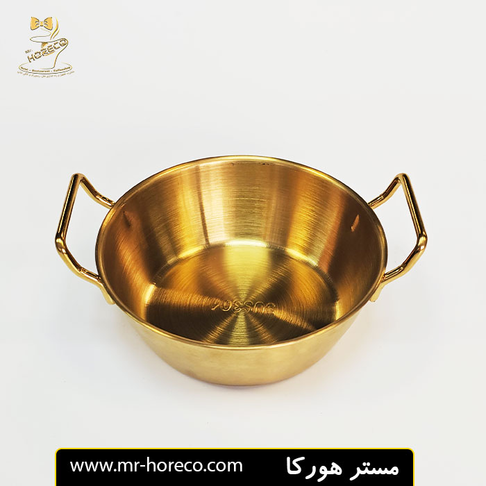 تابه گرد دو دسته طلایی 1214 کد 22370 مستر هورکا