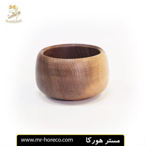 کاسه چوبی متین تیره 7 کد 18543 مستر هورکا