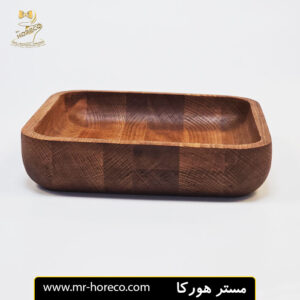 کاسه چوبی مربع 4117 سانت کد 18958 مستر هورکا