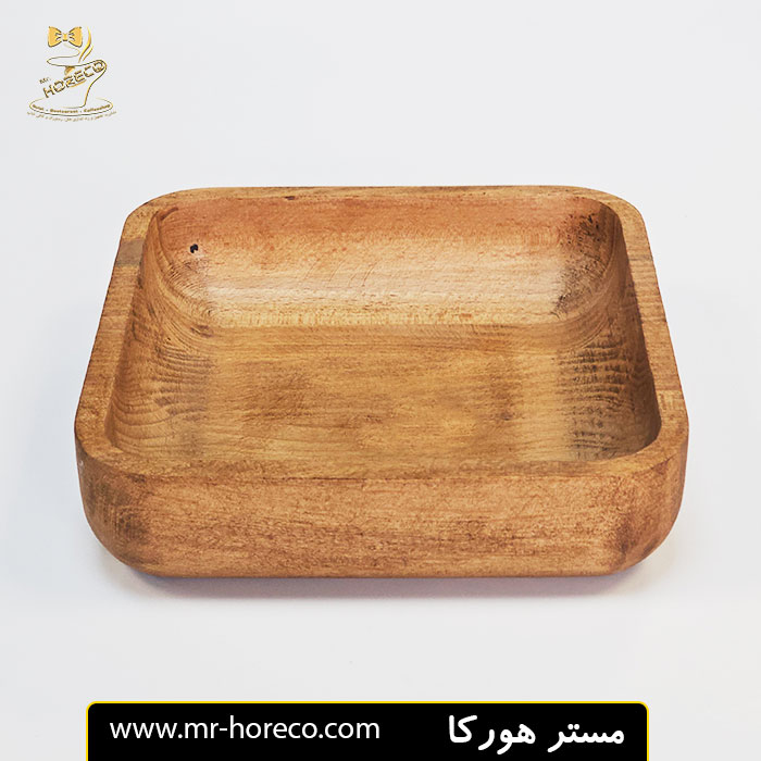 کاسه چوبی مربع 4118 کد 18959 مستر هورکا