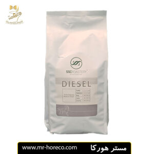 دان قهوه 1 کیلویی 70% روبوستا 30% عربیکا Diesel کد 28815 مستر هورکا