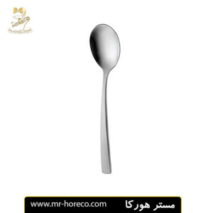 قاشق سوپ خوری فلور ساده (براق) Damas کد 23864 مستر هورکا