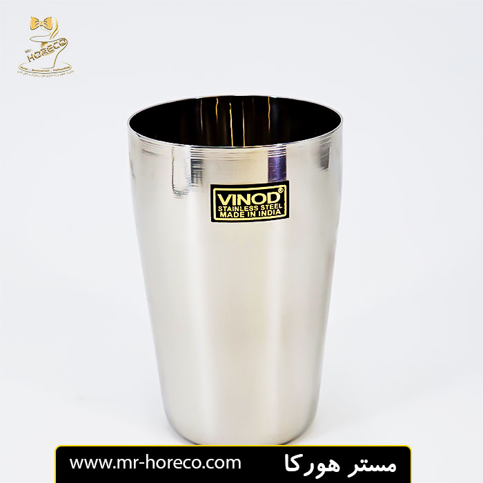 لیوان استیل ساده حجم 400ml مدل vinod کد 19847 | مستر هورکا