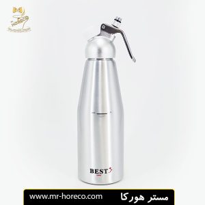 دستگاه گل خامه زن آلومینیوم 1000ml مدل best کد 26792 مستر هورکا
