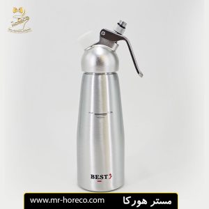 دستگاه گل خامه زن آلومینیوم 500ml مدل best کد 26791 مستر هورکا