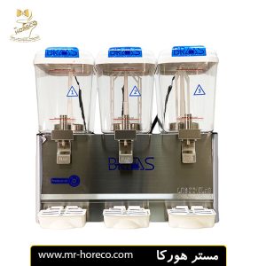شربت سرد کن سه مخزن براس مدل مکعبی LRSJ18LX3 کد 22265 مستر هورکا