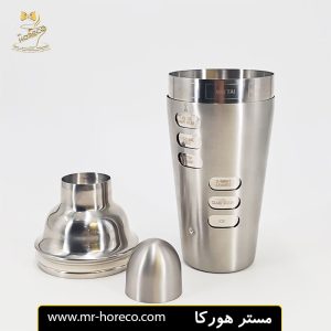 شیکر استیل مدرج 700ml مدل بوستون کد 22951 مستر هورکا