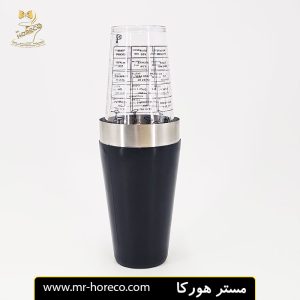 شیکر بوستون استیل 750ml مدل دودی طلقی کد 20621 مستر هورکا