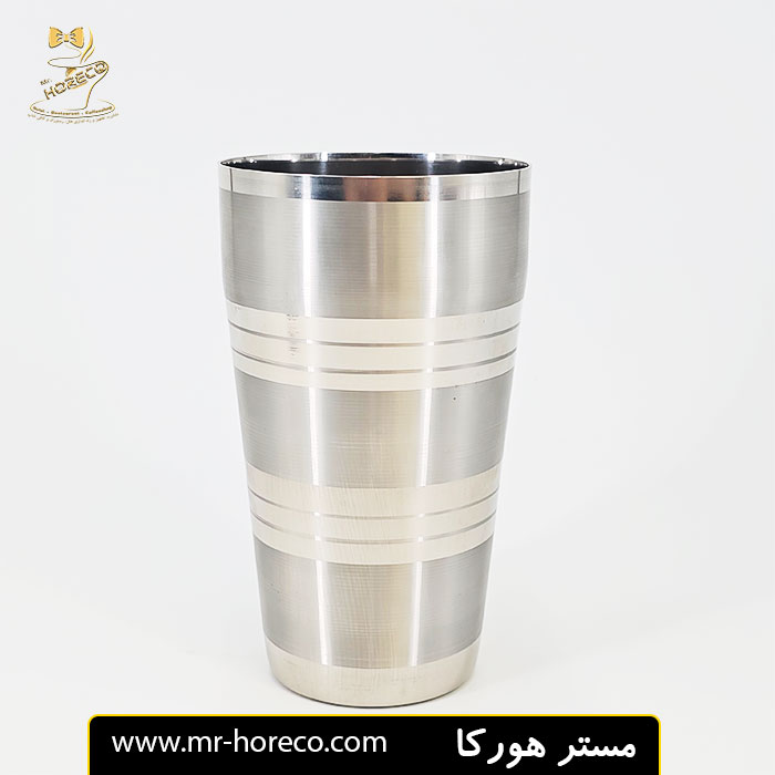 لیوان استیل شیکر طرح دار 650cc کد 20837 مستر هورکا
