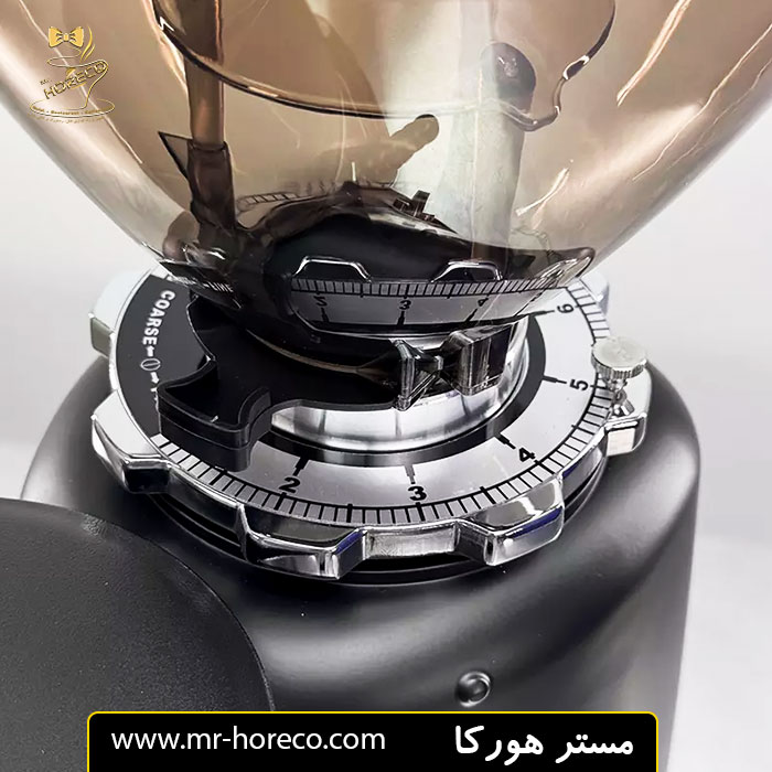 آسیاب قهوه دوزردار (مخزن دار) صنعتی مدل JX-600AB کد 28456 مستر هورکا