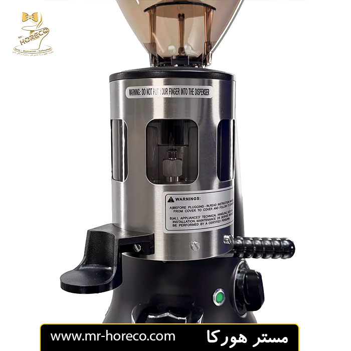 آسیاب قهوه مخزن دار صنعتی گریندر مدل JX-600AB کد 27479 مستر هورکا