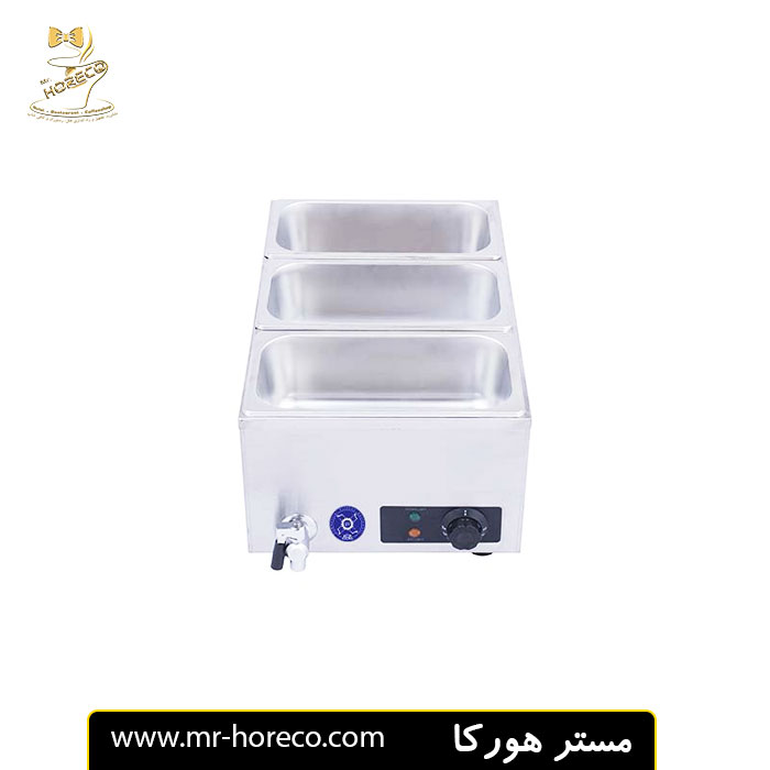 کانتر گرم رومیزی 3 لگن هات بنماری 26736 مستر هورکا
