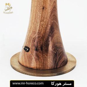 آباژور رومیزی آنتیک استاتیک لمسی پایه چوبی (هلیوس) مدل BSL 103 کد 15901 مستر هورکا