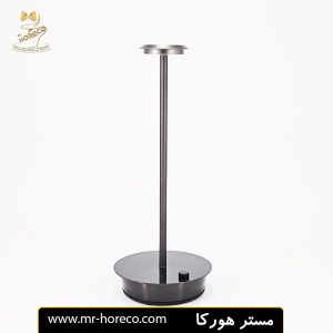 آباژور رومیزی لمسی شارژی 1904 دودی مدل SPT6 سایز 27 سانت کد 27658 مستر هورکا