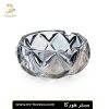 زیر سیگاری شیشه ای دودی مشکی مدل yujing کد 30080 مستر هورکا
