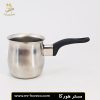 شیر جوش استیل دسته مشکی 200ml مدل top boiling milk کد 21184 مستر هورکا