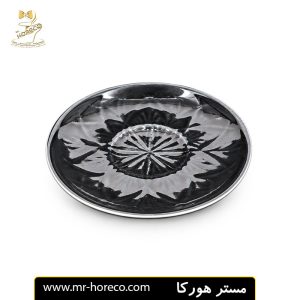 فنجان و نعلبکی اسپرسو مشکی براق 80cc مدل dorika کد 14553 | مستر هورکا