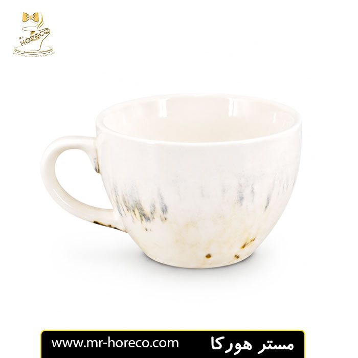 فنجان و نعلبکی لته 280cc مدل stoneware 8303 کد 26531 مستر هورکا