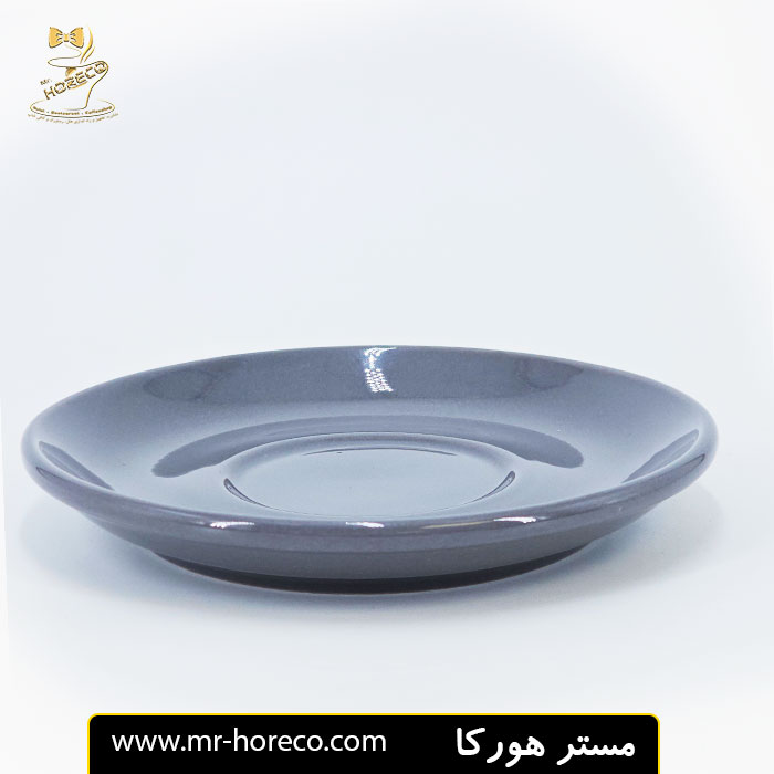 فنجان و نعلبکی کاپوچینو طوسی مات 250cc مدل viva کد 25024 مستر هورکا