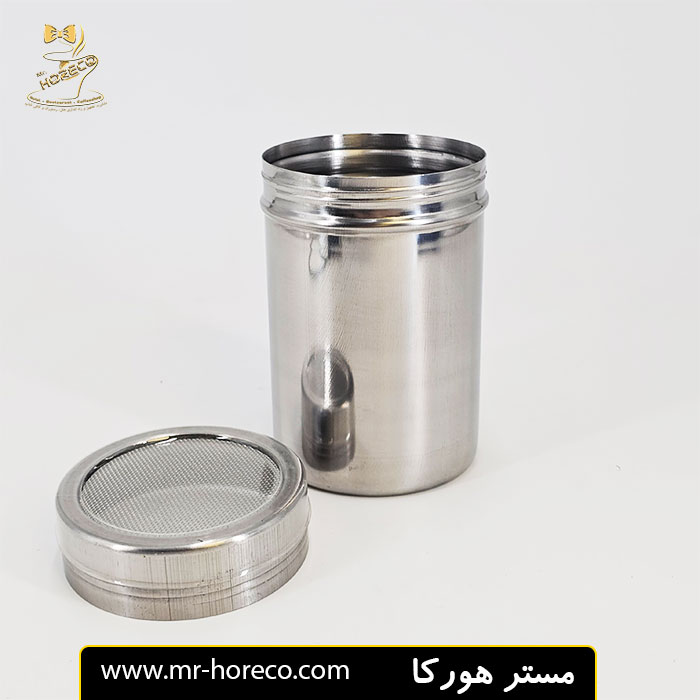پودر پاش استیل سایز 13 سانت سایز 4 کد 27059 مستر هورکا