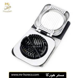 اسلایسر تخم مرغ تک حالته مشکی استیل مدل 10436 کد 19717 مستر هورکا