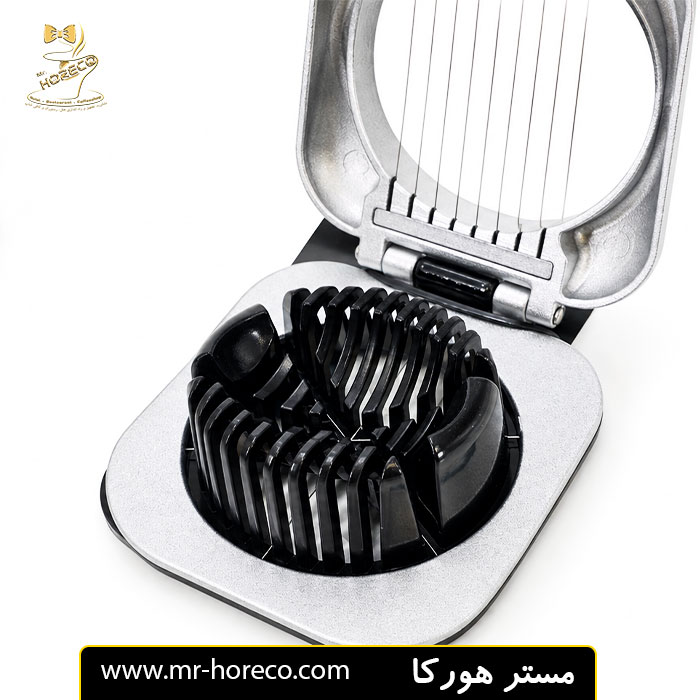 اسلایسر تخم مرغ تک حالته مشکی استیل مدل 10436 کد 19717 مستر هورکا