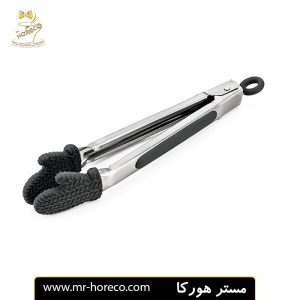 انبر سالاد استیل سر سیلیکونی طح دست کد 26836 مستر هورکا