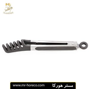 انبر سالاد استیل مدل شانه ای دو سر سیلیکونی کد 29838 مستر هورکا