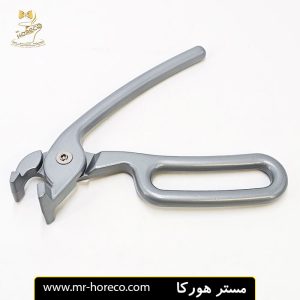 انبر پیتزا آلومینیوم مدل فنری رنگ طوسی کد 27453 | مستر هورکا