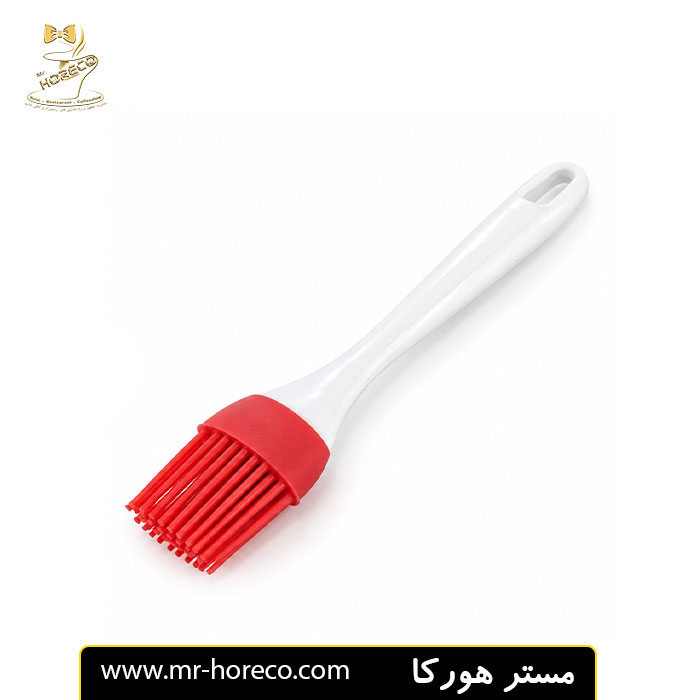 فرچه سیلیکونی دوتکه سفید سایز 19 سانت کد 23312 | مستر هورکا