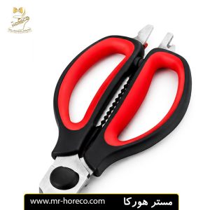 قیچی آشپزخانه کاوردار دسته پهن رنگی kachar کد28286 مستر هورکا