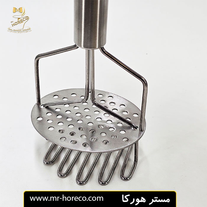 پوره کن سیب زمینی استیل دسته استیل فنری کد 21197 | مستر هورکا
