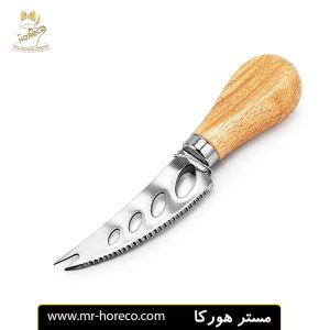 چاقوی دسته چوبی پنیر 8 سانت اره ای کد 22130 مستر هورکا
